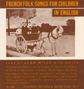 Mills,alan - French Folk Songs For Children In English - Music CD