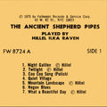 Raveh,hillel Ilka - The Ancient Shepherd Pipes - Music CD