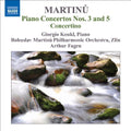 Martinu / Koukl / Bohuslav Martinu Po / Fagen - Piano Concertos Nos 3 & 5 Concertino - Music CD
