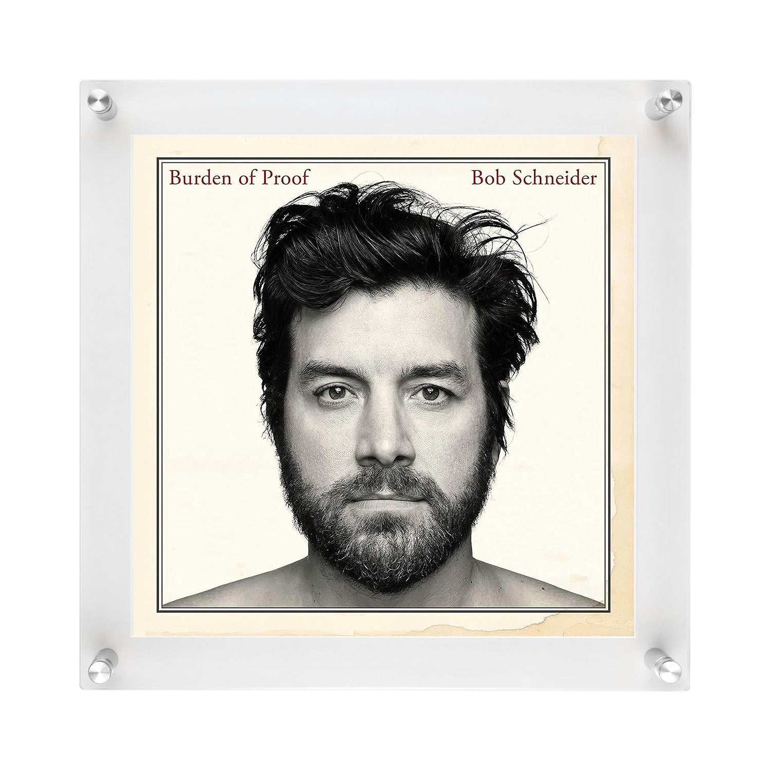 Case Pack of 5 Vinyl Record Album Frames with 12x12" Acrylic Mat (for Sleeve or Vinyl)