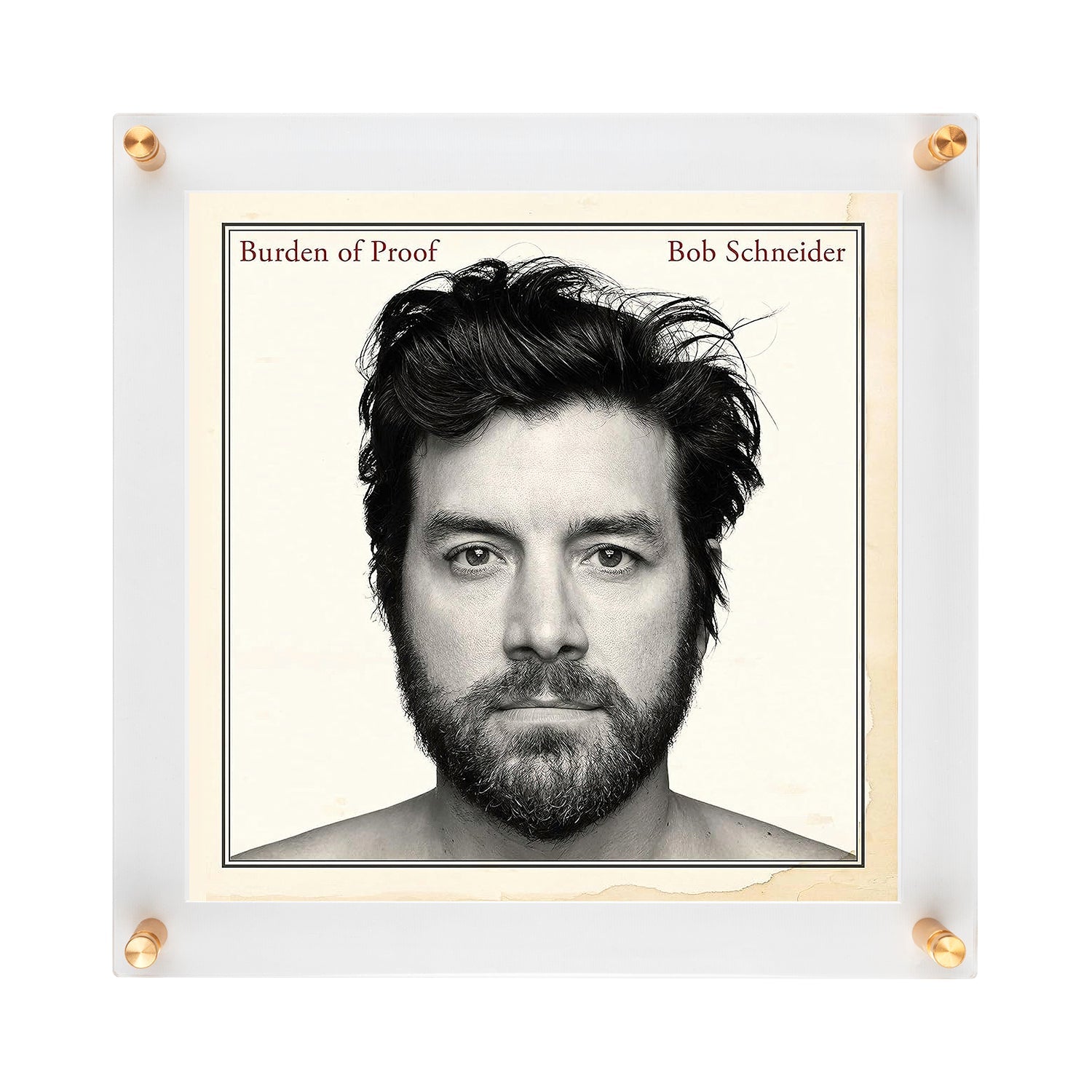 Case Pack of 5 Vinyl Record Album Frames with 12x12" Acrylic Mat (for Sleeve or Vinyl)