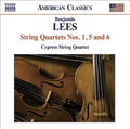 Lees / Cypress String Quartet - String Quartets Nos 1 5 & 6 - Music CD