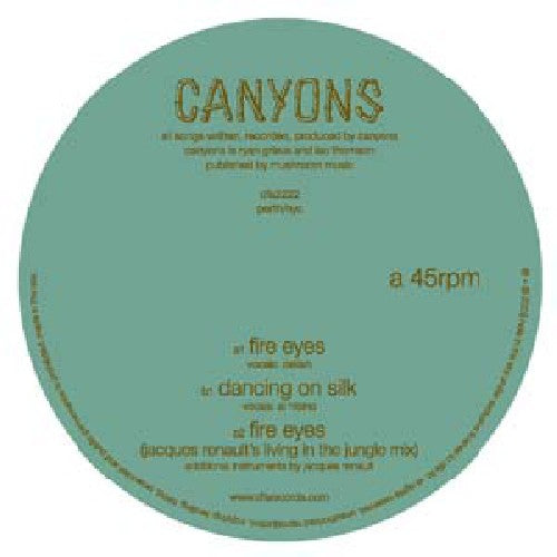 Canyons - Fire Eyes - Vinyl Record