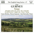Gurney / Bickley / Burnside - English Songs Series 17 - Music CD