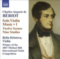 Beriot / Hristova - Solo Violin Music: Twelve Scenes / Nine Studies - Music CD