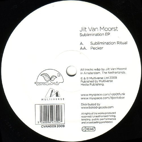 Van Moorst,jilt - Sublimination - Vinyl Record
