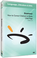How To Correct Citations & Works Cited Page - How To Correct Citations & Works Cited Page - DVD