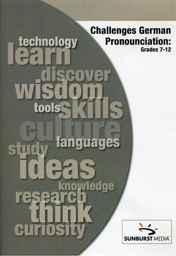 Challenges Of German Pronunciation - Challenges Of German Pronunciation - DVD