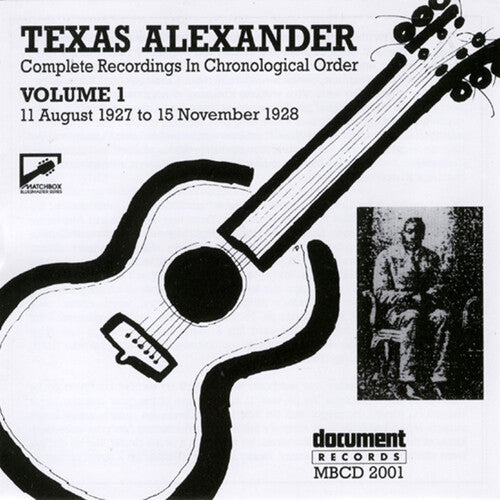 Alexander,texas - Complete Recorded Works 1927-1950 Vol. 1 (1927-28) - Music CD