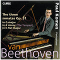 Beethoven / Kommen - Piano Sonatas 3 - Music CD