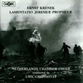 Krenek / Gronostay / Netherlands Chamber Choir - Lamentatio Jeremiae Prophetae - Music CD