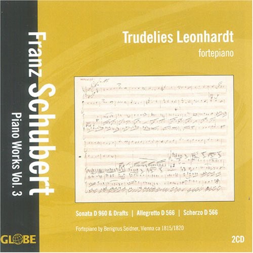 Schubert - Piano Works 3 - Music CD