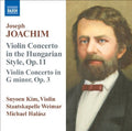 Joachim / Kim / Staatskapelle Weimar / Halasz - Violin Concertos In Hungarian Style Op 11 - Music CD
