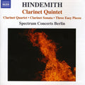 Hindemith / Spectrum Concerts Berlin - Clarinet Quintet / Clarinet Quartet - Music CD