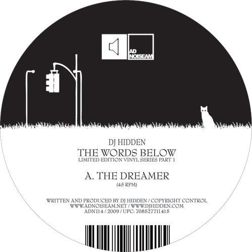 Dj Hidden - Words Below 1 - Vinyl Record