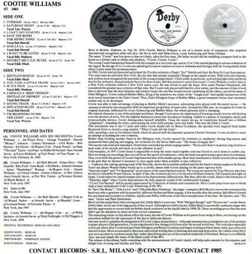 Williams,cootie - Things Ain't What They Used To Be - Vinyl Record