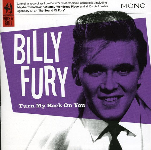 Fury,billy - Turn My Back On You - Music CD