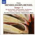 Mendelssohn-hensel / Craxton / Dorn - Complete Songs 1 - Music CD