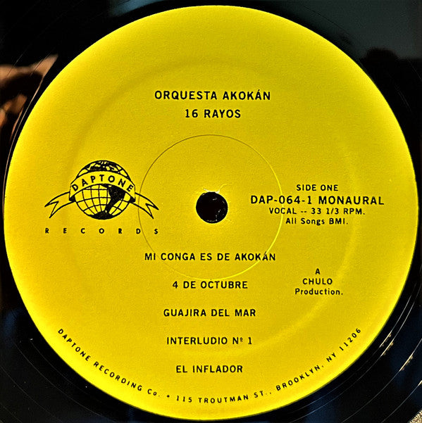 16 Rayos Vinyl Record