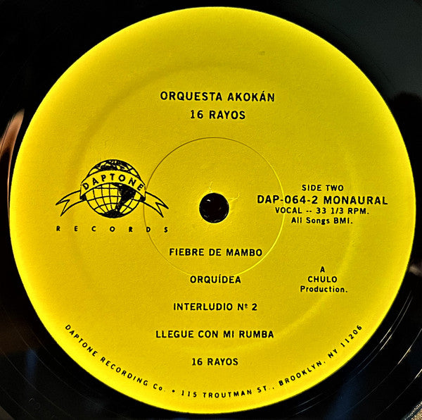 16 Rayos Vinyl Record