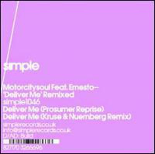 Motorcitysoul - Deliver Me Remixed - Vinyl Record