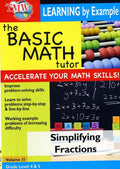 Basic Math Tutor Simplifying Fractions - Basic Math Tutor Simplifying Fractions - DVD