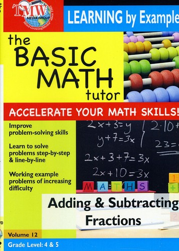 Basic Math Tutor Adding & Subtracting Fractions - Basic Math Tutor Adding & Subtracting Fractions - DVD
