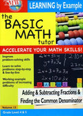 Basic Math Tutor Adding & Subtracting Fractions & - Basic Math Tutor Adding & Subtracting Fractions & - DVD