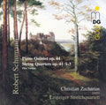 Schumann / Zacharias / Leipziger String Quartet - Piano Quintet Op 44: String Quartets Op 41 - Music CD