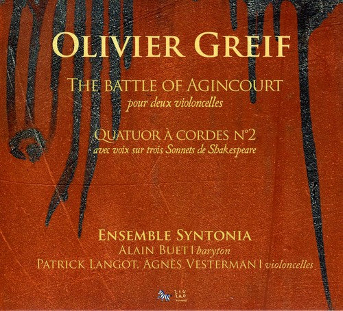 Greif / Ensemble Syntonia / Langot / Vesterman - Battle Of Agincourt - Music CD