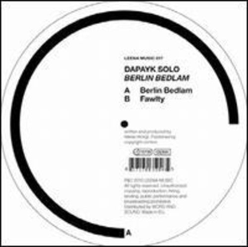 Dapayk Solo - Berlin Bedlam - Vinyl Record