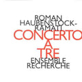 Recherche Ensemble - Concerto A Tre - Music CD
