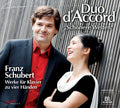 Schubert / Hartling / Duo D'accord - Sonata For Piano 4 - Music CD