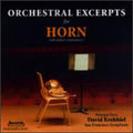 Krehbiel,david - Orchestral Excerpts For Horn - Music CD