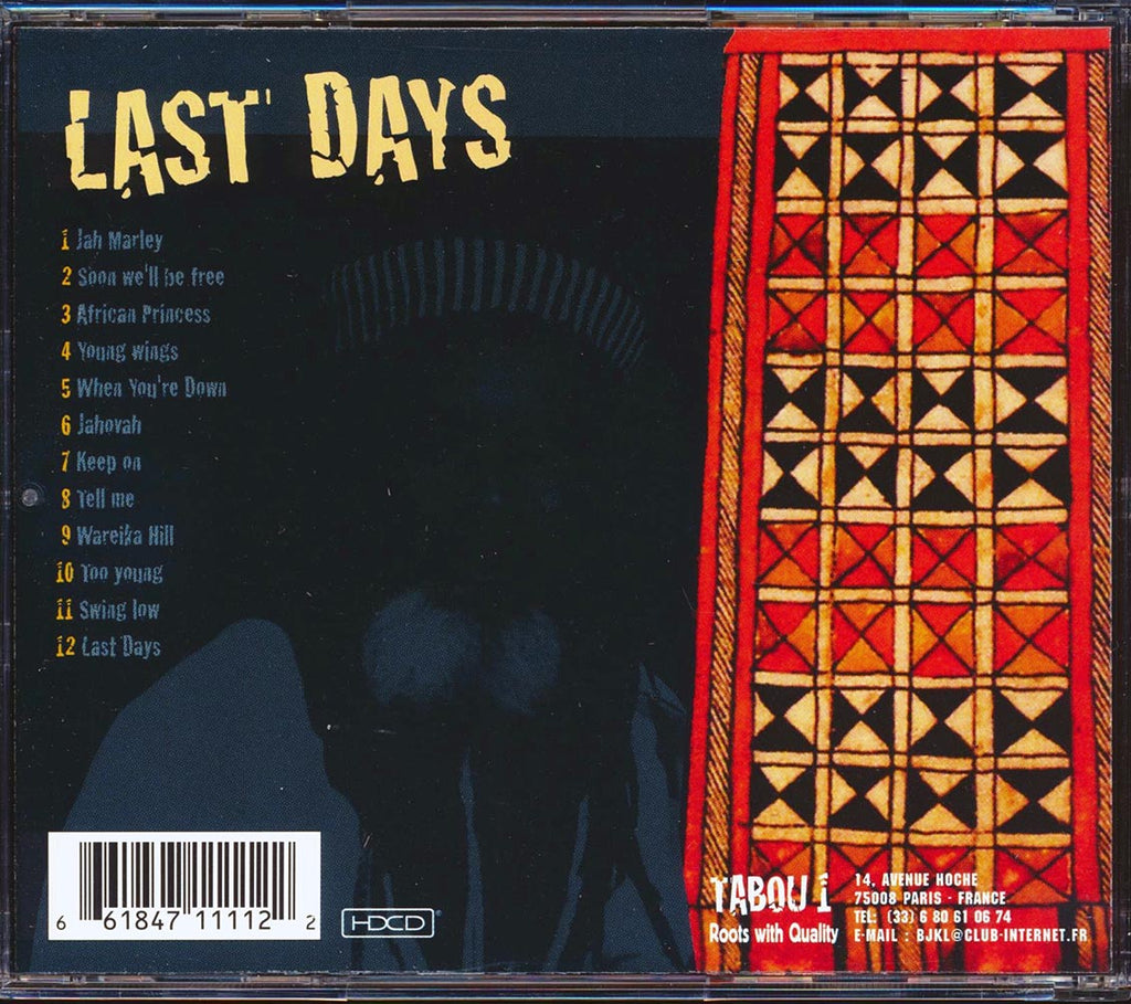 The Abyssinians - Last Days (marked/ltd stock) Music CD