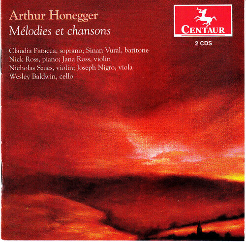 Honegger / Patacca / Vural / Baldwin - Melodies Et Chansons - Music CD
