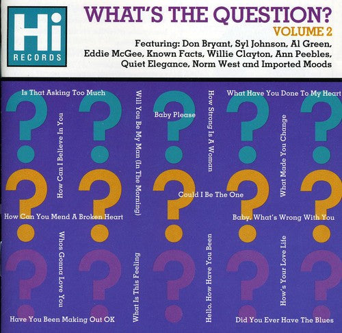 What's The Question 2 / Various - What's The Question 2 / Various - Music CD