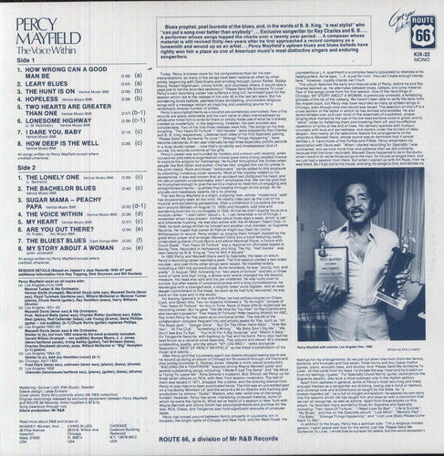 Mayfield,percy - Voice Within - Vinyl Record