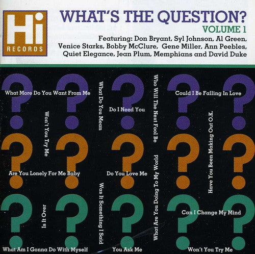 What's The Question 1 / Various - What's The Question 1 / Various - Music CD
