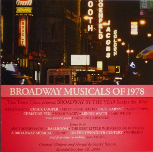 Broadway Musicals Of 1978 / O.c.r. - Broadway Musicals Of 1978 / O.c.r. - Music CD