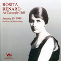 Renard - At Carnegie Hall - Music CD