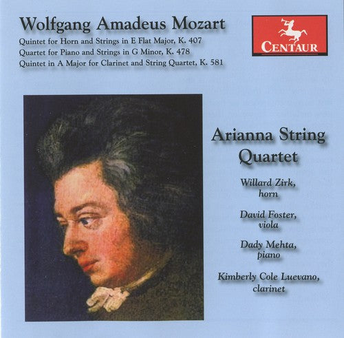 Mozart / Zirk,willard / Foster,david - Arianna String Quartet - Music CD