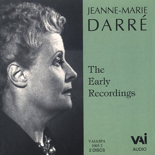 Darre,jeanne-marie - Early Reccordings - Music CD