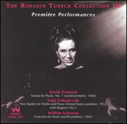 Tureck / Diamond / Dallap - Rosalyn Tureck Collection 3 - Music CD