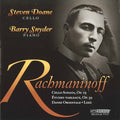 Rachmaninoff / Doane / Snyder - Works For Cello - Music CD