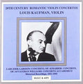 Kaufman - 20th Century Romantic Violin - Music CD