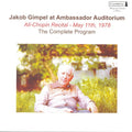 Chopin - Ambassador Auditorium May 1978 - Music CD