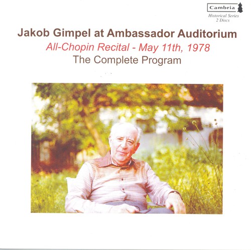Chopin - Ambassador Auditorium May 1978 - Music CD