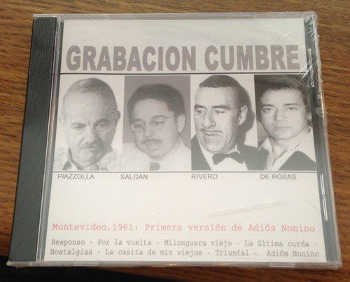 Piazzolla,salgan Rivero De Rosas - Grabacion Cumbre - Music CD