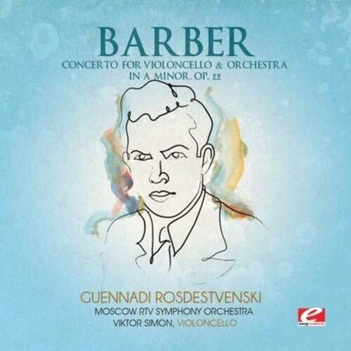 Barber - Concerto Violoncello & Orchestra In A Minor - Music CD